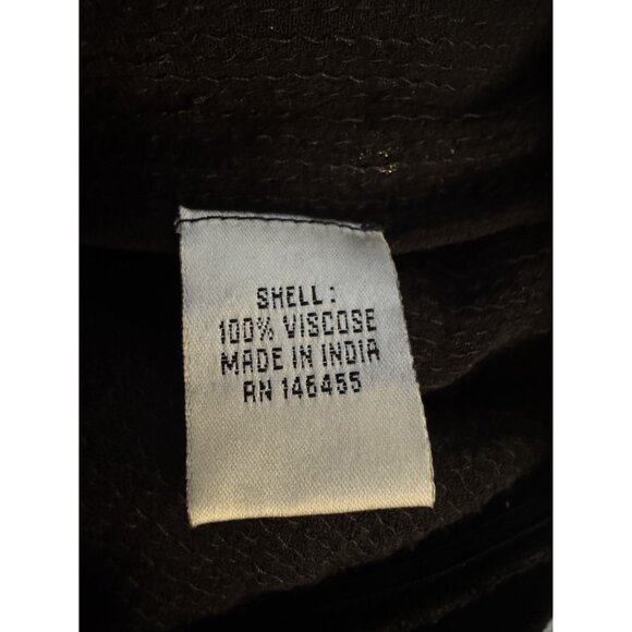 Falcon & Bloom Black Sequin Long Sleeve Top Shirt Blouse Size S Evening Occasion - Picture 5 of 6